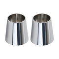 Paughco, handlebar grip cones for internal throttle. Chrome — Customs with internal throttle