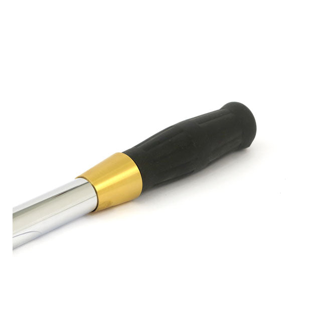 Paughco, handlebar grip cones for internal throttle. Brass — Customs with internal throttle