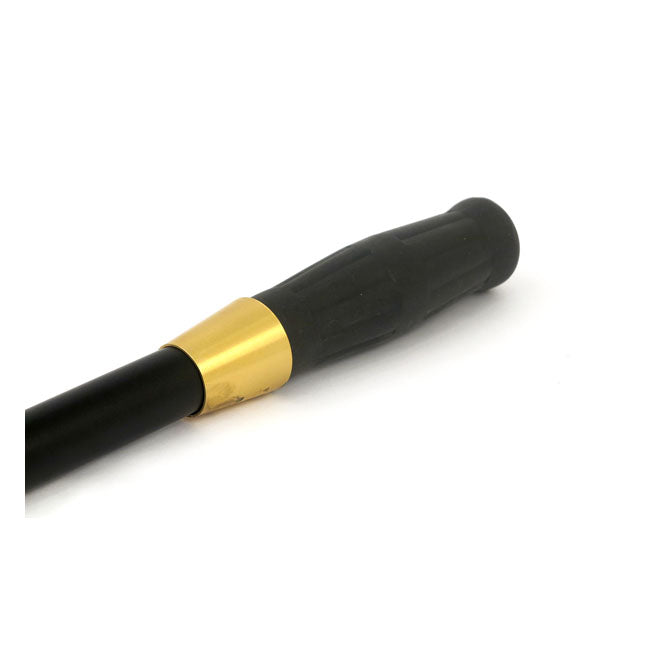 Paughco, handlebar grip cones for internal throttle. Brass — Customs with internal throttle