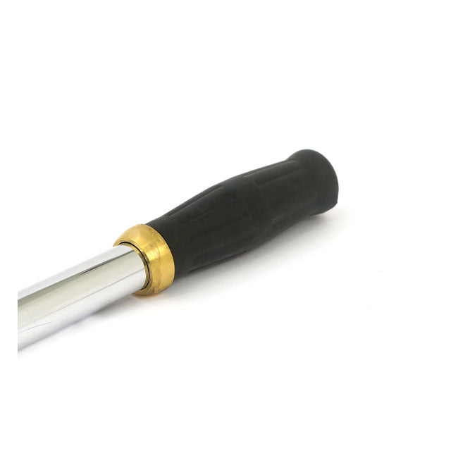Paughco, handlebar grip cones for internal throttle. Brass — Customs with internal throttle