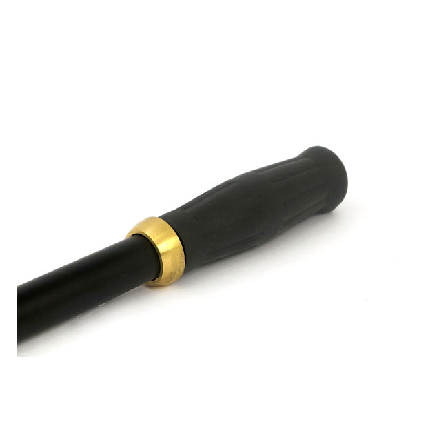 Paughco, handlebar grip cones for internal throttle. Brass — Customs with internal throttle