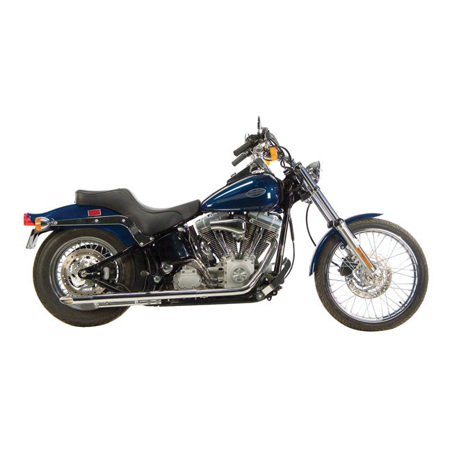Paughco, Tailpipe extension. 18" Slash cut. Chrome