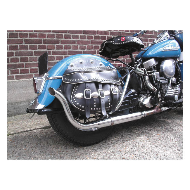 Paughco, High sweep muffler. Right side