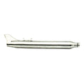 Paughco, Smooth 3" Rocket Fishtail muffler. 31". L&r — 95-16 FLT/Touring (NU)