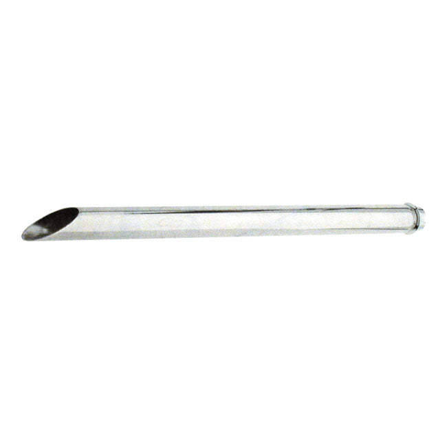 Paughco, Tailpipe extension. 31" Slash cut. Chrome — 85-16 FLT/Touring (NU)