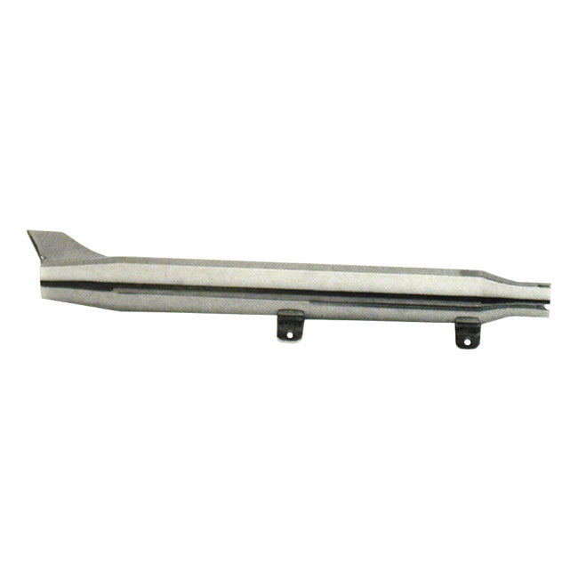 Paughco, Smooth 3" Rocket Fishtail muffler. 31". Right