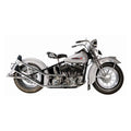 Paughco, Upswept head pipes. S-pipe - around oil tank — 37-48 74"/80" FLATHEAD (NU)