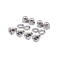 License plate mount kit. Mushroom/Acorn. Chrome