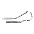 Paughco, Tapered exhaust (38"). Chrome — 58-64 Panhead with swingarm frame (NU)