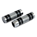 Knurled handlebar grip set
