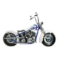 Paughco, Shotgun Tapered exhaust (38"). Chrome — 66-69 Early Shovel (NU)