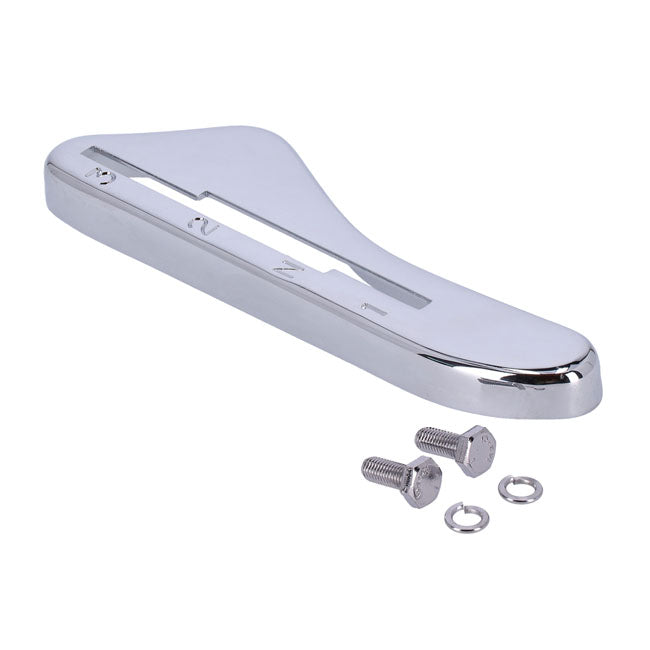 Shifter lever guide, 3-speed. Chrome — 47-73 45" Flathead; 47-48 74/80" Flathead & OHV (NU)