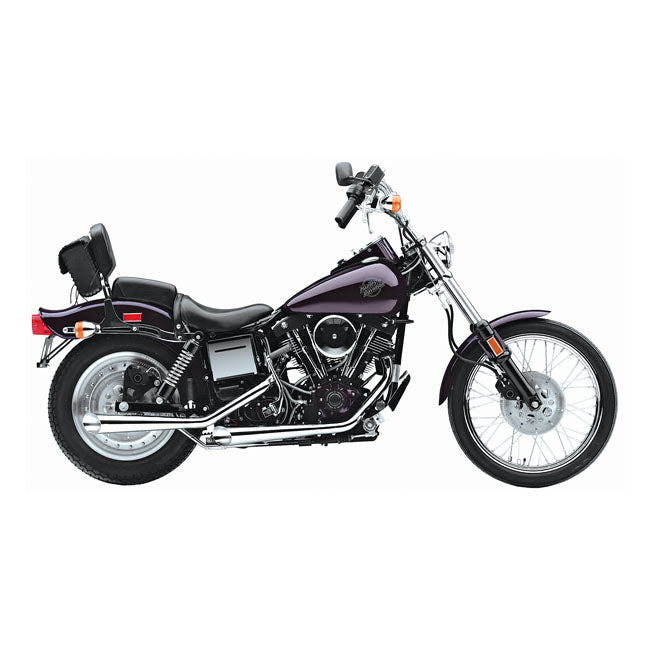 Paughco, Megaphone exhaust (38"). Chrome — 70-84 FX Shovel (NU)