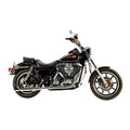 Paughco, 2 into 1 head pipes. Chrome — 85-94 FXR (NU)
