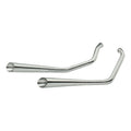 Paughco, Megaphone exhaust (38"). Chrome — 70-84 FLH Shovel (NU)