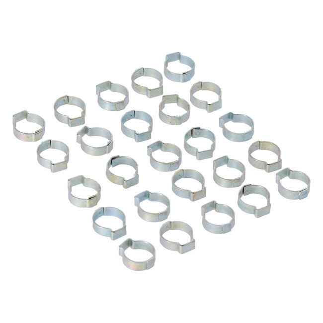 Crimp hose clamp, 11/16 (17.53mm) ID. Zinc — Various H-D models; 79-82(NU)FLT/Touring primary