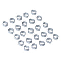 Crimp hose clamp, 19/32 (14.99mm) ID. Zinc
