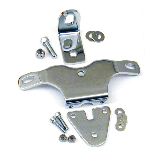 Motormount w/coil mount custom heavy duty. Chrome