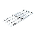 Complete Twin Cam pushrod cover kit. Chrome