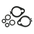 Clutch cable clamps