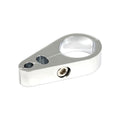 2-Piece frame cable clamp. Throttle/Idle/Brake. Chrome — Universal