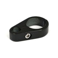 2-piece frame cable clamp. Clutch. Black — Universal