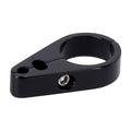 2-Piece frame cable clamp. Throttle/Idle/Brake. Black — Universal