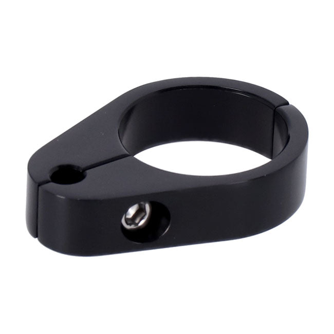 2-piece frame cable clamp. Throttle. Black — Universal