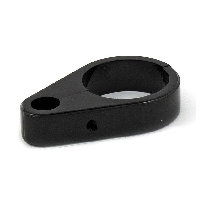 2-piece frame cable clamp. Clutch. Black — Universal