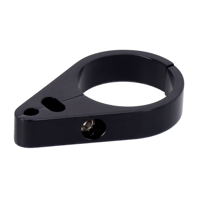 2-Piece frame cable clamp. Throttle/Idle/Brake. Black — Universal