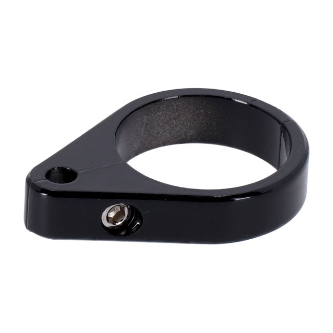 2-piece frame cable clamp. Throttle. Black — Universal