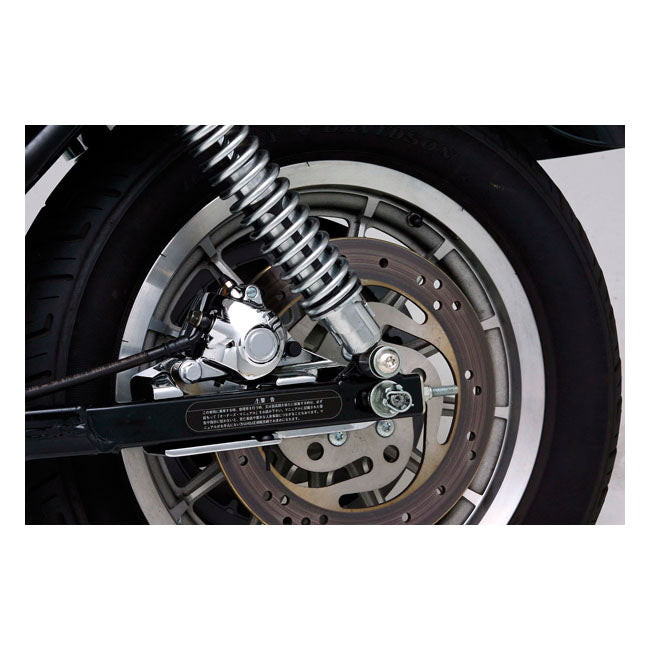 Brake caliper with bracket, rear. Chrome — 2004 XL Sportster (NU)