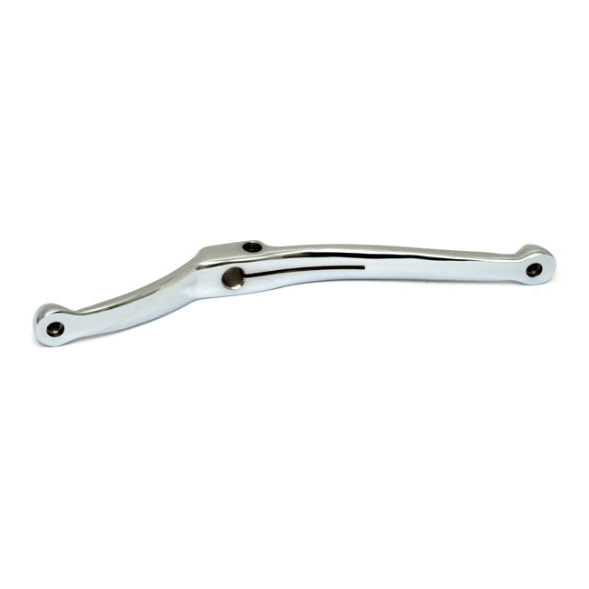 Shifter lever, heel/toe style. Chrome — 54-73 FL (NU)