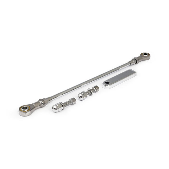 Shifter rod assembly. Chrome — 86-17 (NU) Softail; 86-26 various FLT/Touring; Trikes & Custom applications