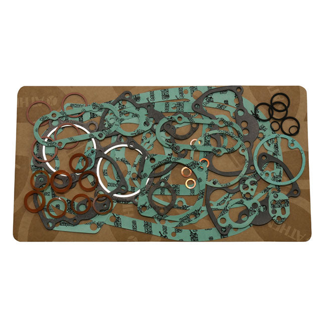 Athena, complete motor gasket kit — Triumph: 63-73 THUNDERBIRD 6T / TIGER TR6 R 650cc; 63-73 TROPHY TR6 / UNIT CONSTRUCTION 650cc