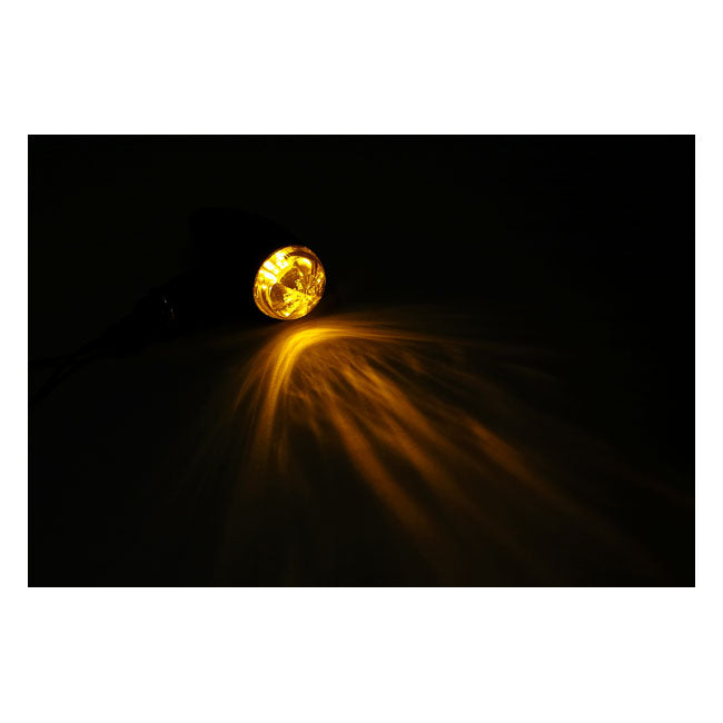 Micro bullet LED turn signals, black — 913018
