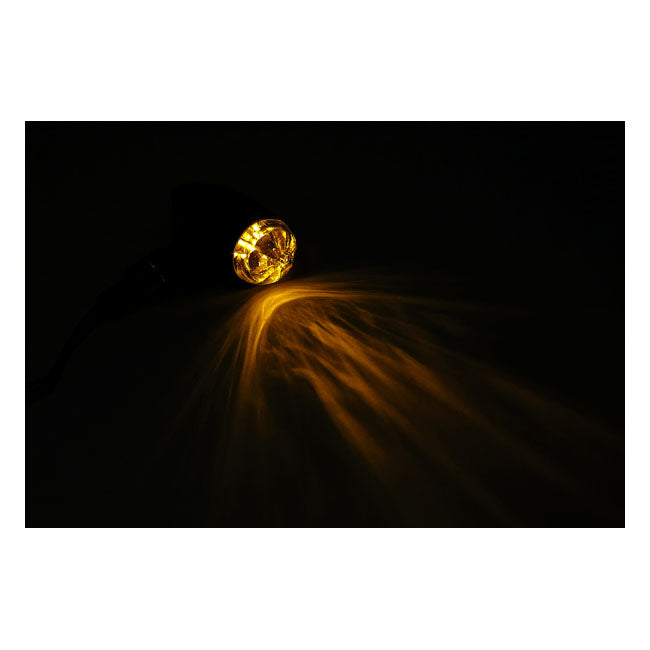 Micro bullet LED turn signals, black — 913019