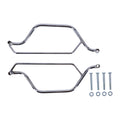 LongRide, saddlebag holder. Chrome — 2006 FXST; FXSTB; 07-17 all Softail (excl. 07-17 FLSTN Deluxe; 12-17 FLS Slim; 16-17 FLSS Slim; 08-11 FXCW/C Rocker) (NU)