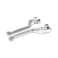 Handlebar lever kit, custom narrow — 82-95 Big Twin; XL Sportster (NU)