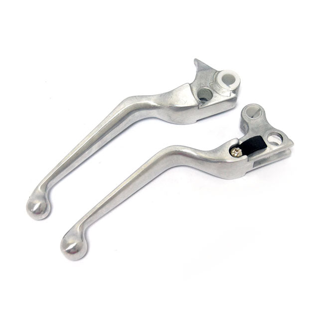 Handlebar lever set, polished