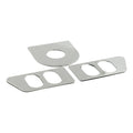 Chrome ignition & switch cover set 3pcs