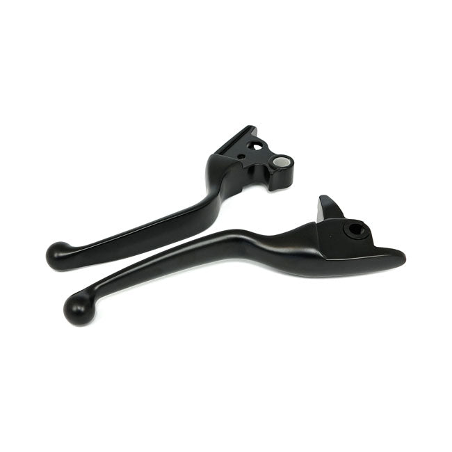 Handlebar lever kit, wide blade — Cable operated clutch - 08-13 all FLT/Touring; 14-16 FLHR/C models (NU)