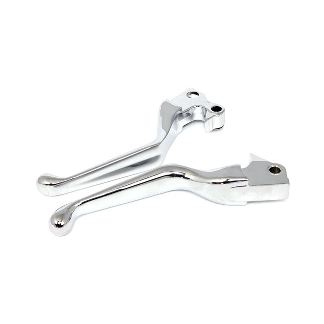 Handlebar lever kit, wide blade — 04-13 XL Sportster; 08-12 XR1200 (NU)