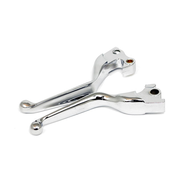Handlebar lever kit, wide blade — 14-22 XL Sportster (NU)