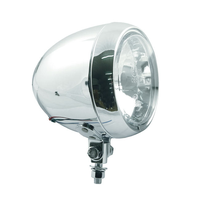 Colorado 4-1/2" HS1 headlamp. bottom mount. Chrome