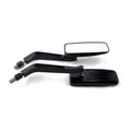 Black action mirror set. Blue tinted glass