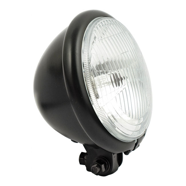 Bates style 5-3/4" headlamp. bottom mount. Black