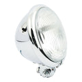 Bates style 5-3/4" headlamp. bottom mount. Chrome
