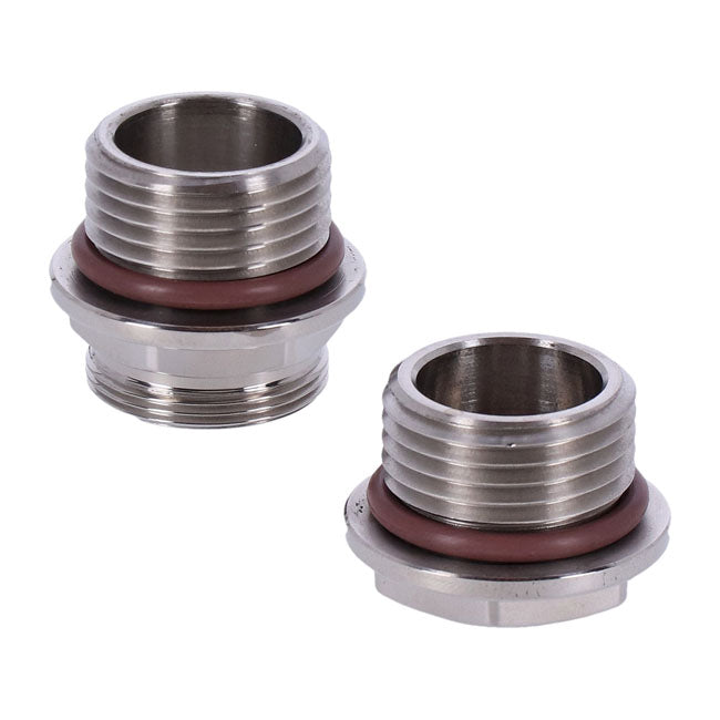 Pingel, gas tank EFI to carb adapter & plug kit. Polished