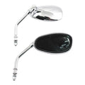Blind spot mirror set. Chrome
